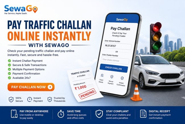 Pay Traffic Challan Online Instantly with SewaGo