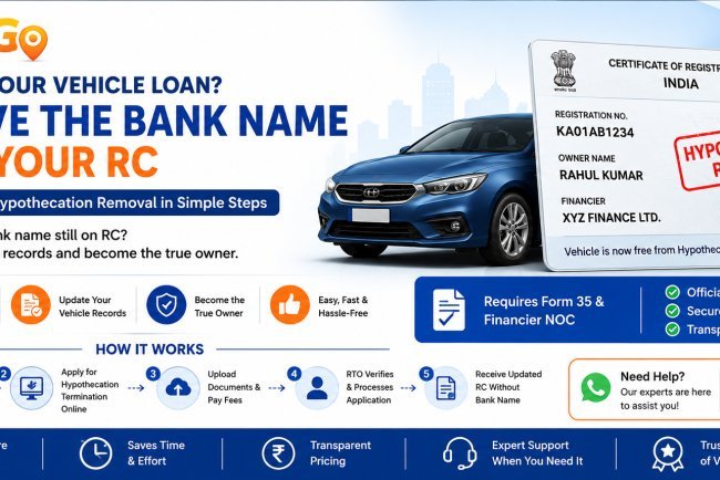 How to Remove Bank Hypothecation From Vehicle RC After Loan Closure
