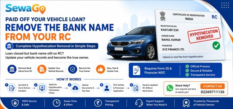 How to Remove Bank Hypothecation From Vehicle RC After Loan Closure
